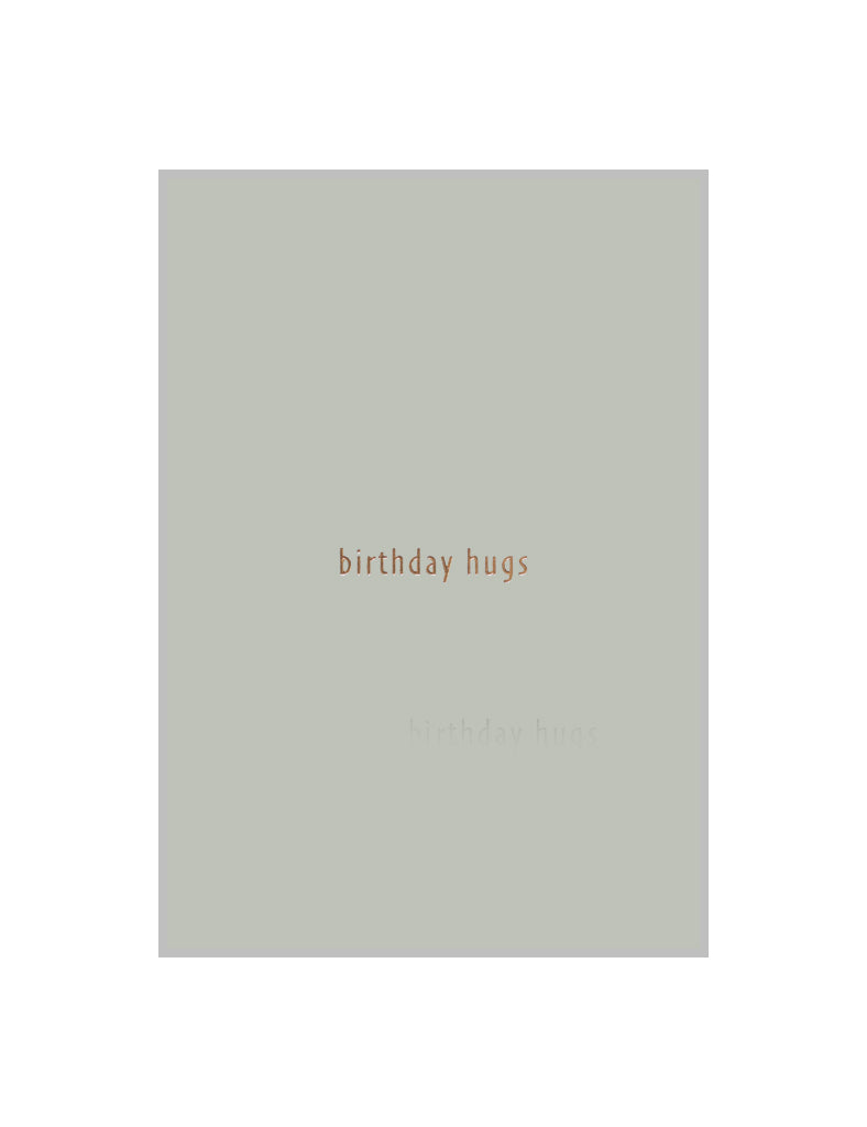 BIRTHDAY HUGS syntymäpäiväkortti