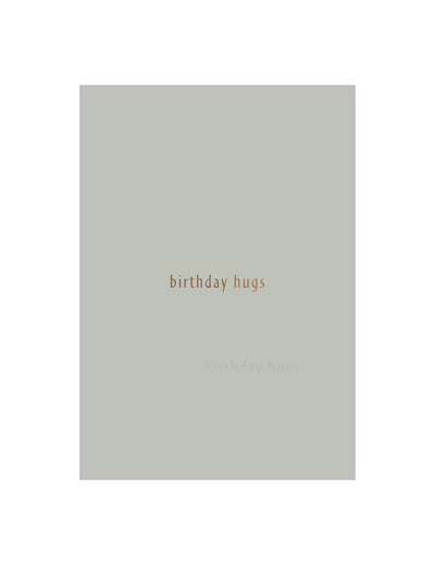 BIRTHDAY HUGS syntymäpäiväkortti