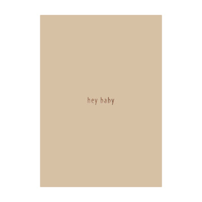 HEY BABY ansichtkaart